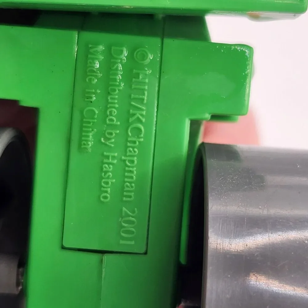 Vtg Bob the Builder Vehicle Green Roley Steamroller Plastic Toy 3.5